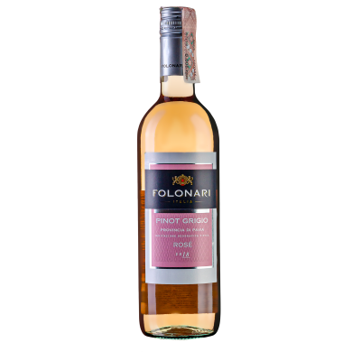 Фолонари Пино Гриджио розе Провинция ди Павия, розовое сухое, Италия, 1 бутылка