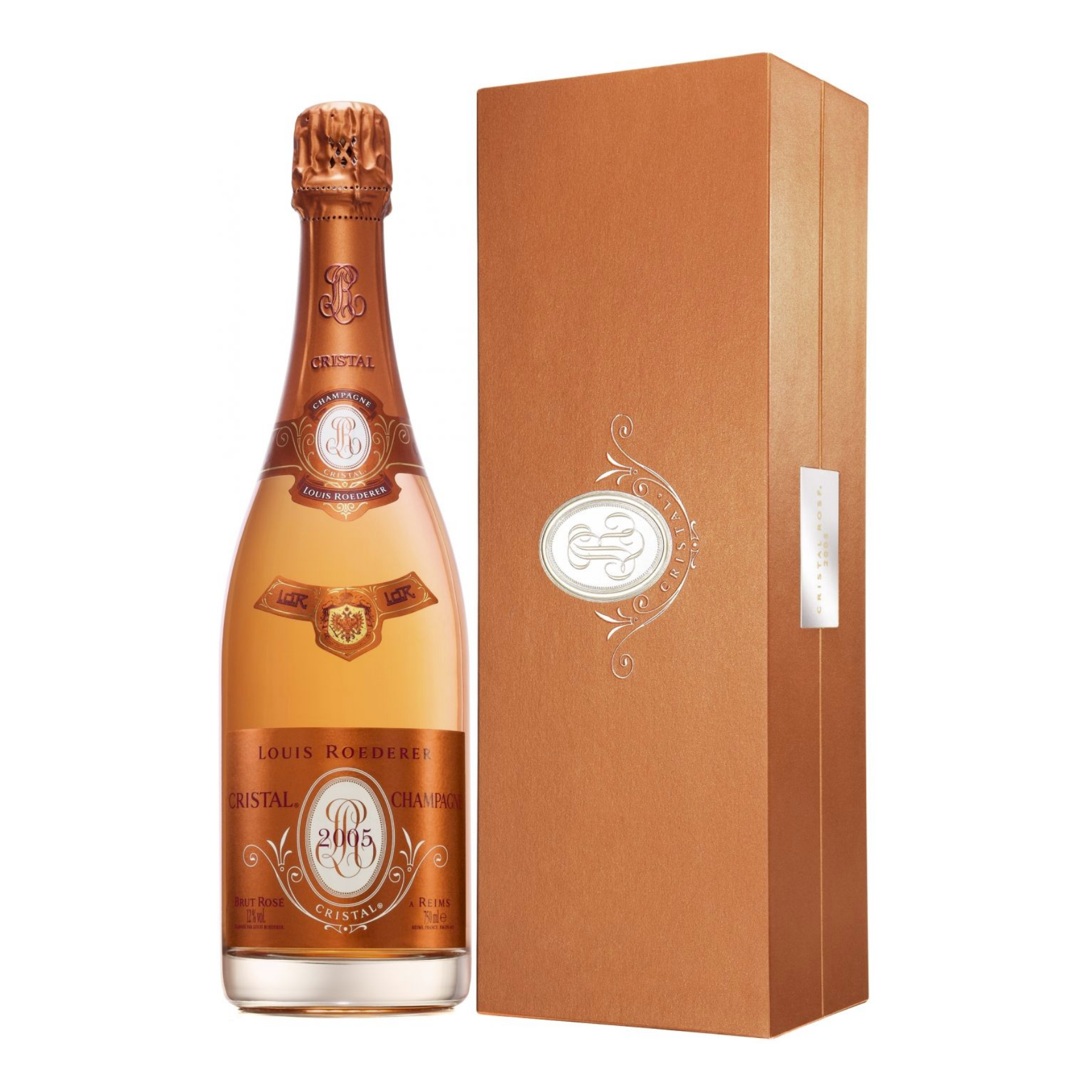 Шампанское Louis Roederer Cristal Rose Vintage 2005, розовое брют