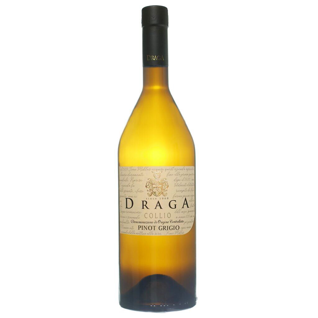 Вино Draga Pinot Grigio Collio, белое сухое, 0,75 л, Фриули