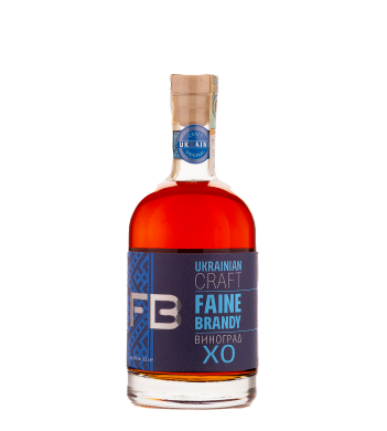 Файне Бренді Виноград XO, 0,5 л, Украина, 1 бутылка