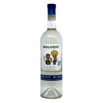 Биологист Алиготе Крисп, белое сухое, Украина, 1 бутылка