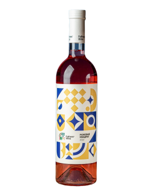 Father's Wine Pink Square