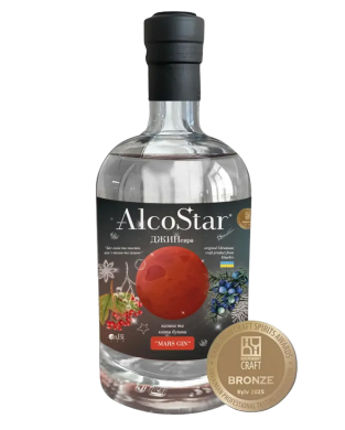 ДЖИНевра Марс Джин Калина и цветы бузины, 0,5 л, Украина, 1 бутылка