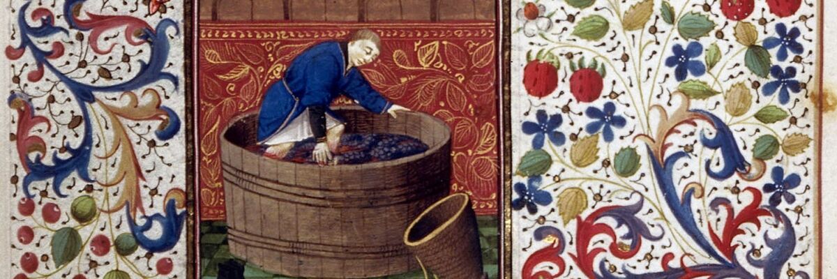 Виноделие в период Средневековья