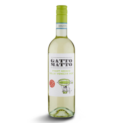 Гатто Матто Пино Гриджио, белое сухое, Италия, 1 бутылка