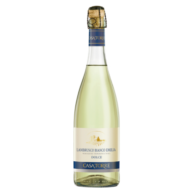 Каза Торре Ламбруско Бьянко Эмилия, белое полусладкое, Италия, 1 бутылка